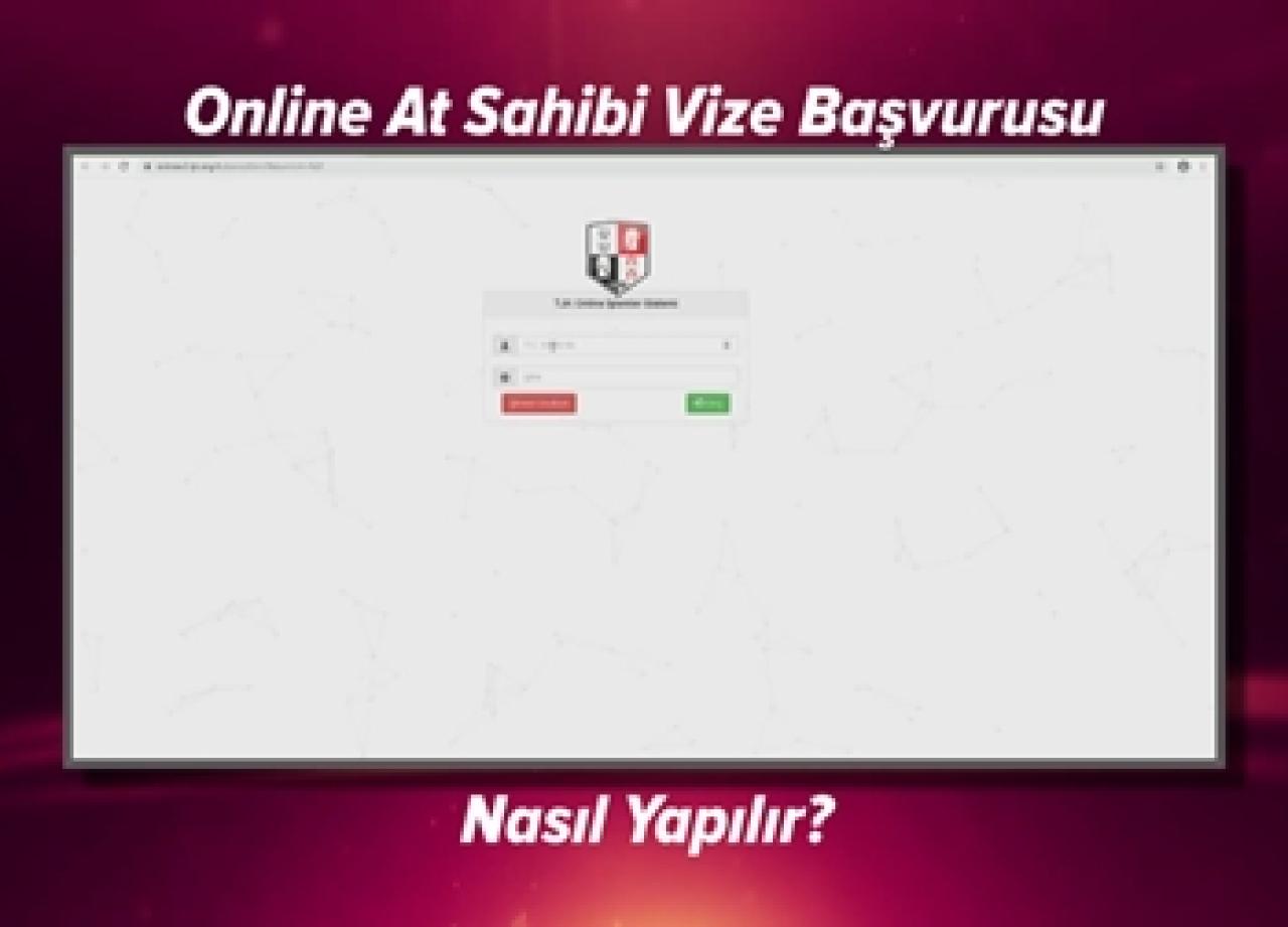 2024 yılı at sahibi vize duyurusu