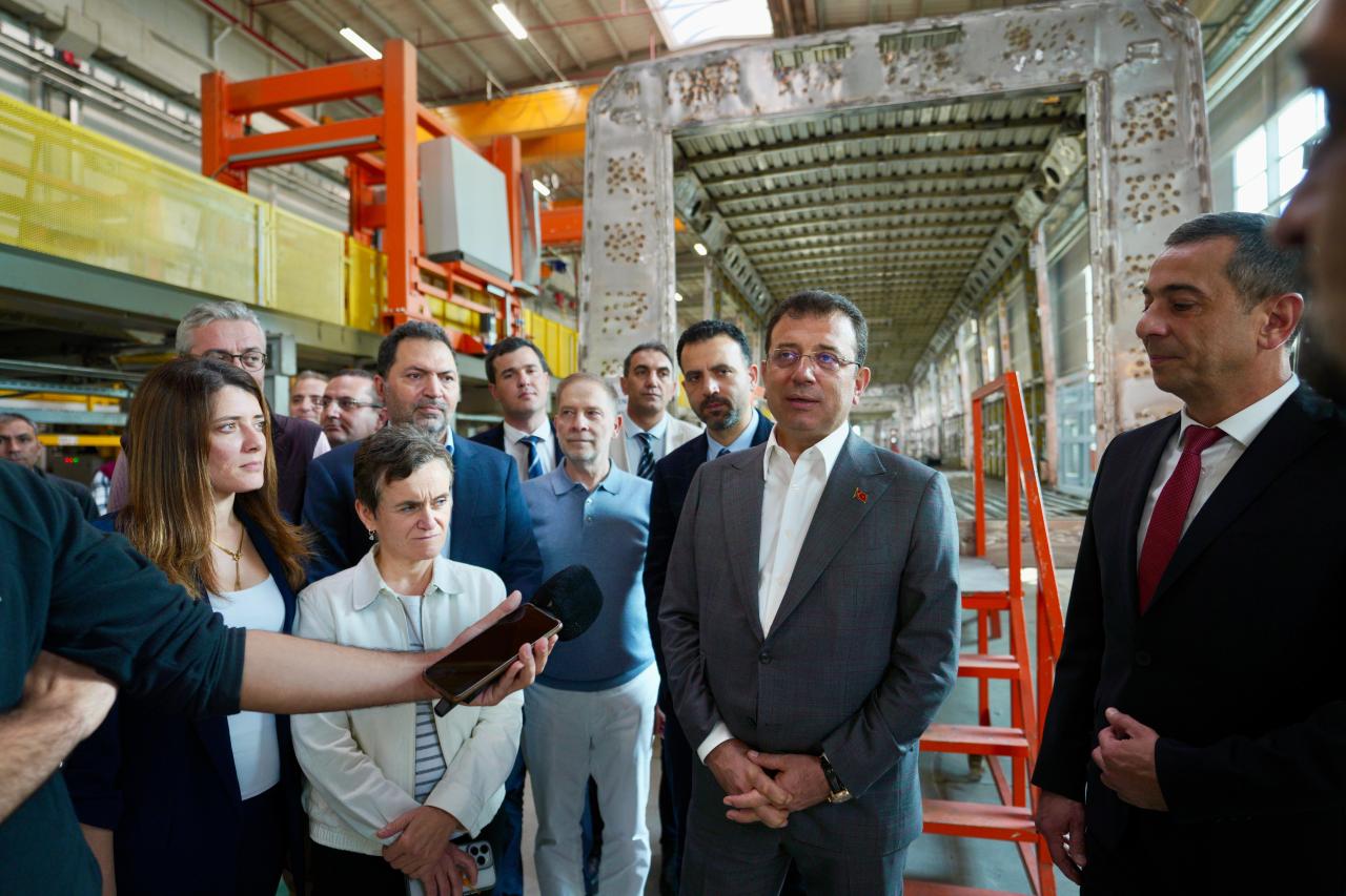 ANKARA’DA YERLİ İMKANLARLA İMAL EDİLEN 120 METROYU İNCELEDİ