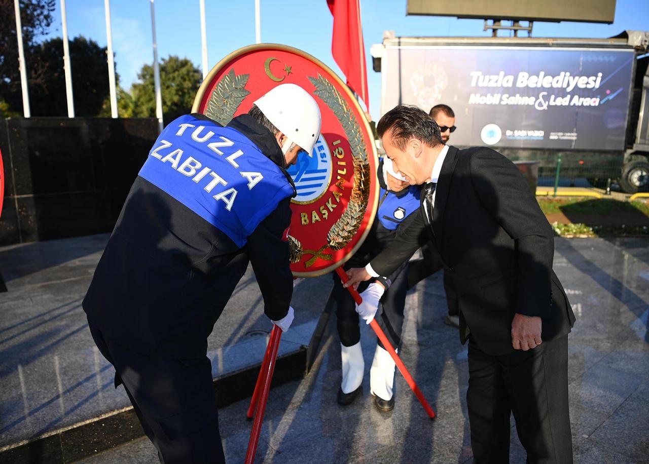 Mustafa Kemal Atatürk, Vefatının 85’inci Yılında Tuzla’da Anıldı
