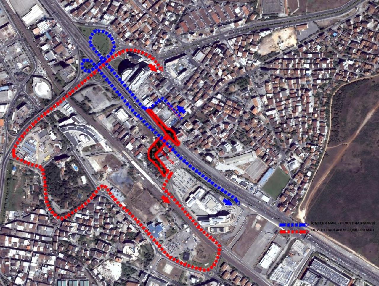 TUZLA’DA RİSKLİ ÜST GEÇİT YENİLENİYOR