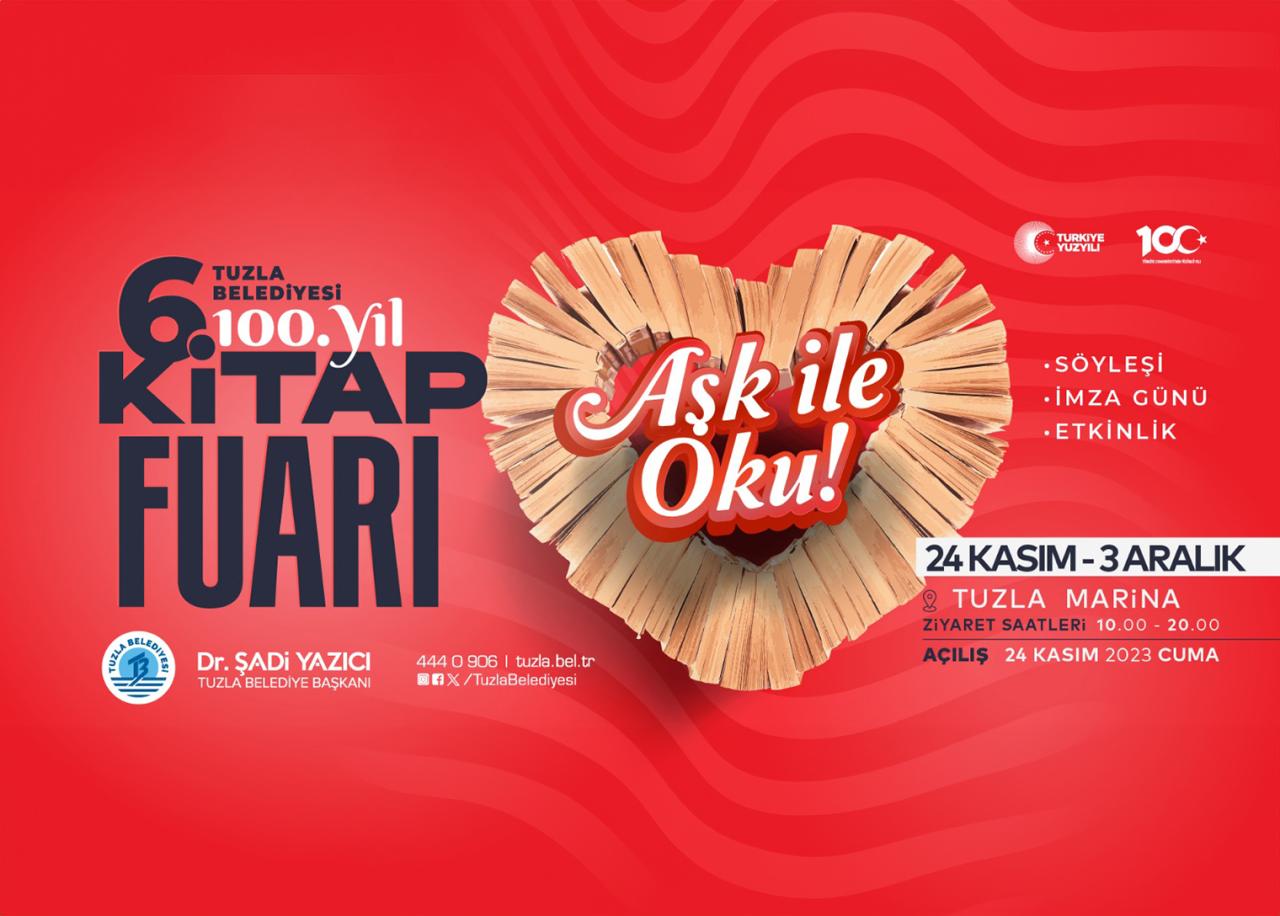 -Tuzla Belediyesi 6’ncı Kitap Fuarı 24 Kasım’da kapılarını açıyor
