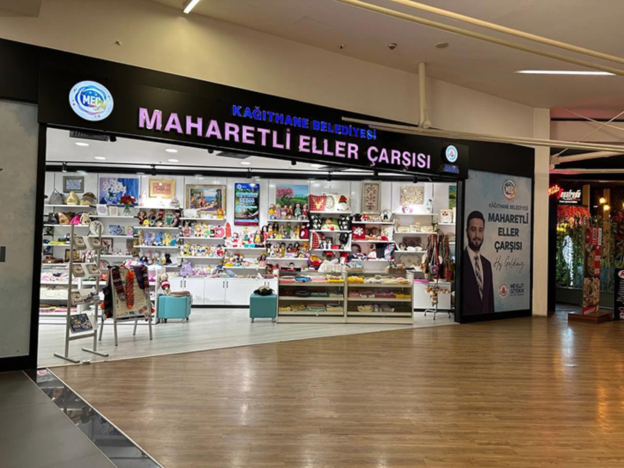 MAHARETLİ ELLER ÇARŞISI YENİ YERİNDE HİZMET VERMEYE DEVAM EDİYOR