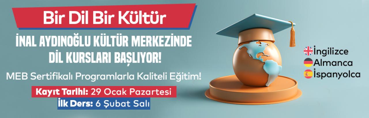 İNGİLİZCE, ALMANCA VE İSPANYOLCA DİL KURSLARI BAŞLIYOR