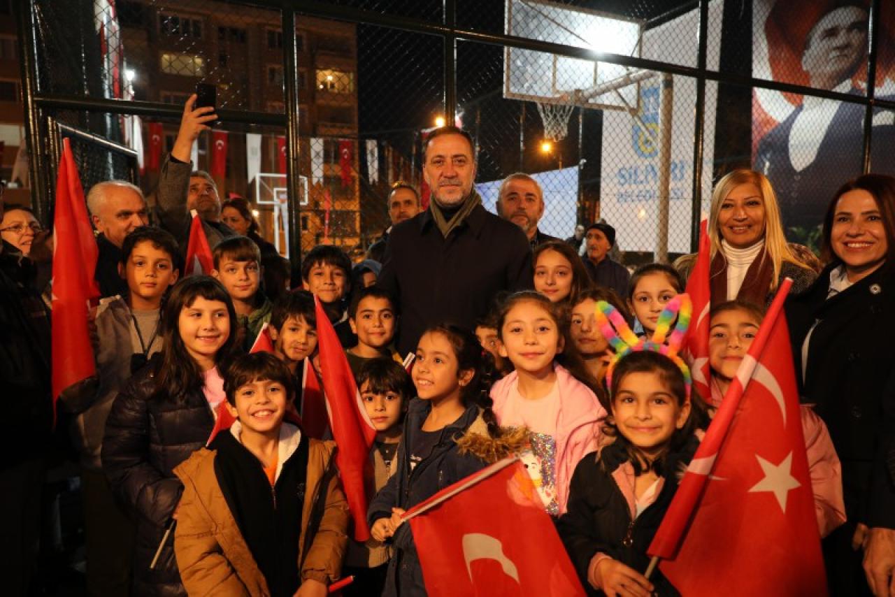 BAŞKAN YILMAZ HUZUR PARKI VE SPOR ALANINI AÇTI