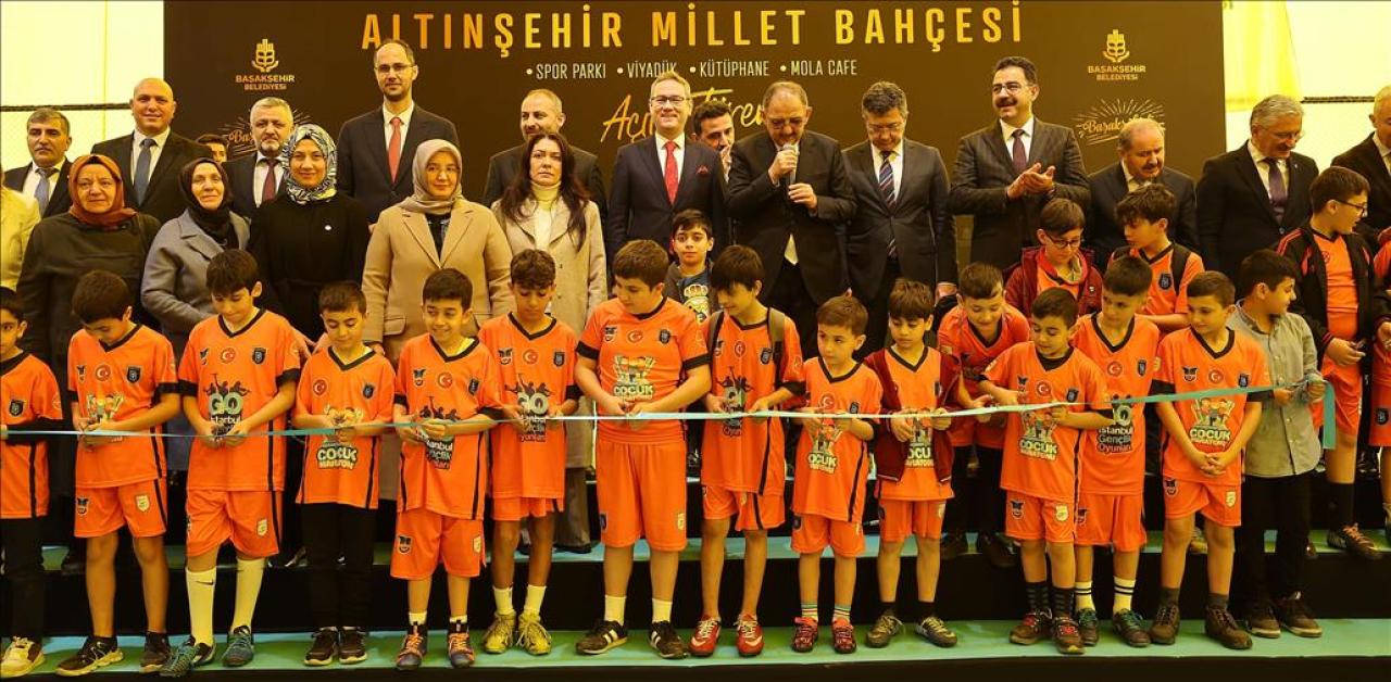 YEŞİLİN ŞEHRİ BAŞAKŞEHİR’DE ALTINŞEHİR MİLLET BAHÇESİ HİZMETE AÇILDI