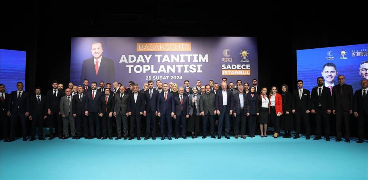 BAŞAKŞEHİR’DE CUMHUR İTTİFAKI MECLİS ÜYESİ ADAYLARI TANITILDI