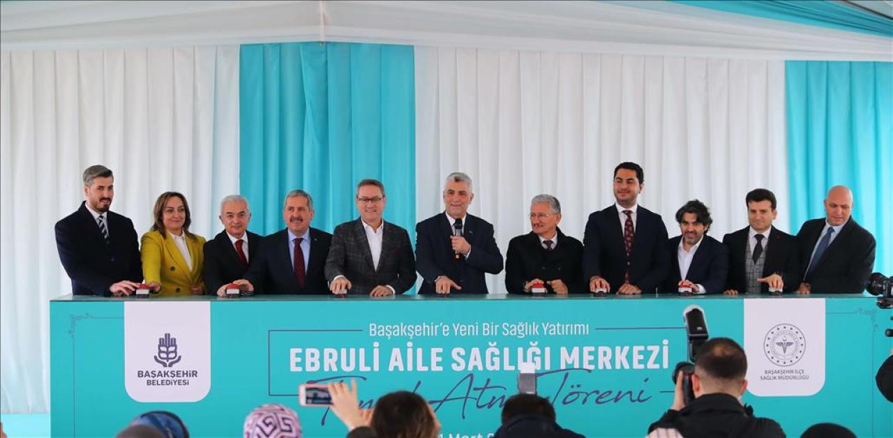 TİCARET BAKANI BOLAT BAŞAKŞEHİR’DE AİLE SAĞLIĞI MERKEZİNİN TEMELİNİ ATTI