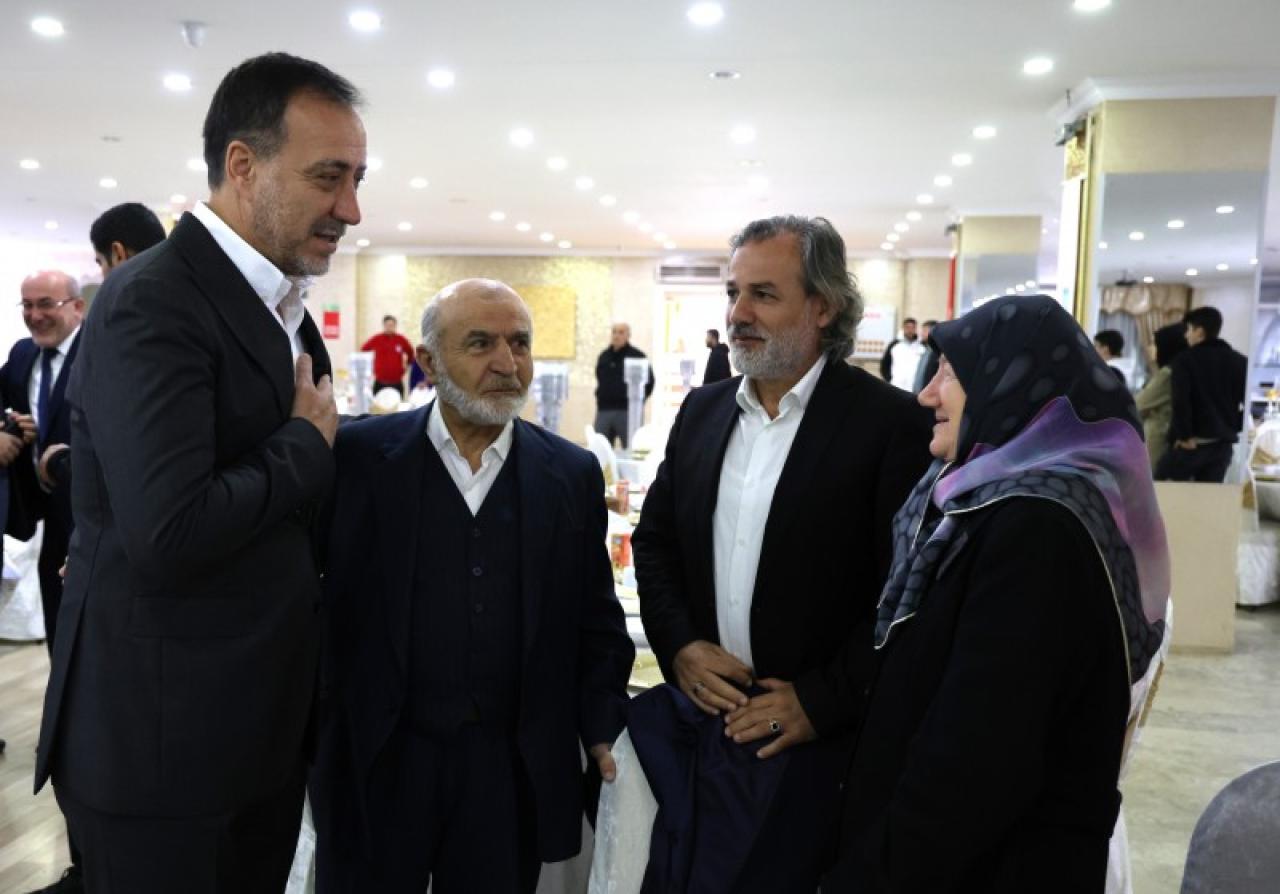 BAŞKAN YILMAZ DİN GÖREVLİLERİYLE BULUŞTU