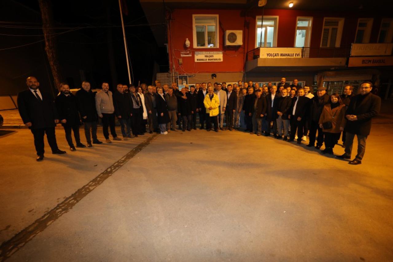 BAŞKAN YILMAZ YOLÇATI’DA COŞKUYLA KARŞILANDI