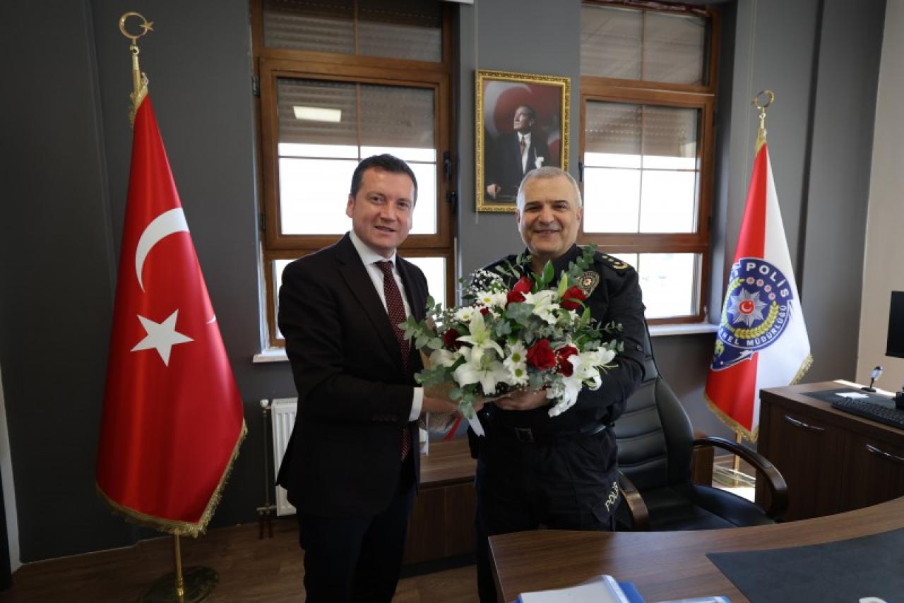 Silivri Belediye Başkanı Balcıoğlu’ndan İlçe Emniyet Müdürlüğüne Ziyaret