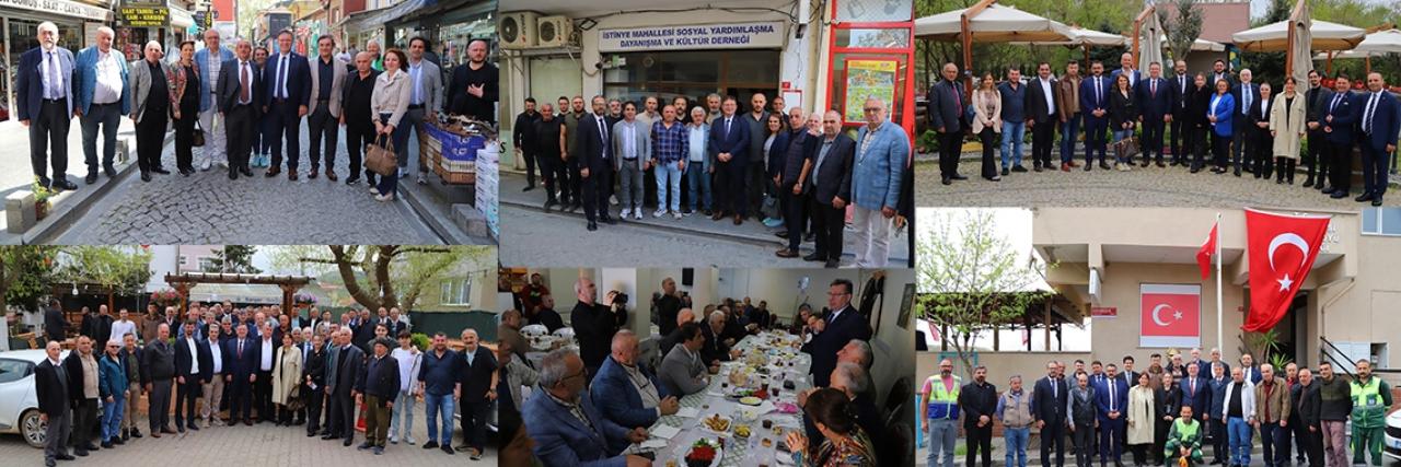 Sarıyer Belediye Başkanı Mustafa Oktay Aksu, bayramı komşularıyla buluşarak kutladı