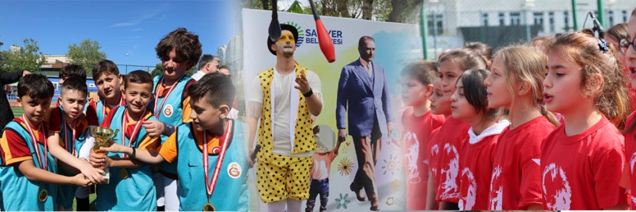 SARIYERLİ ÇOCUKLAR 23 NİSAN’I COŞKUYLA KUTLUYOR