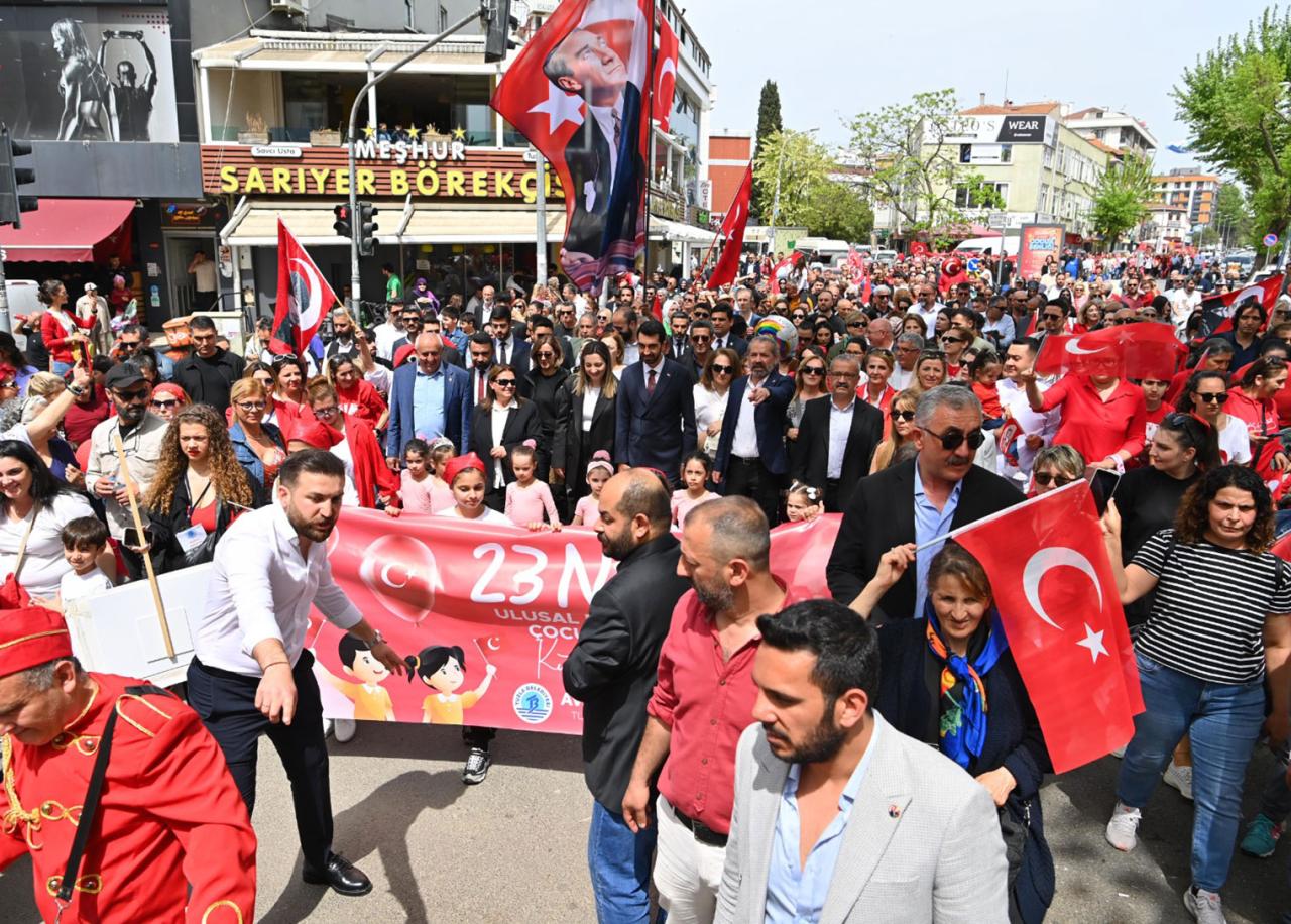 Tuzla’da 23 Nisan büyük bir coşkuyla kutlandı