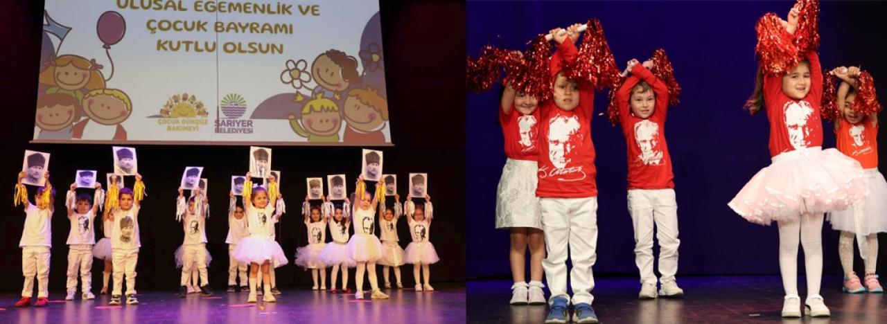 MİNİKLER 23 NİSAN’I ÇOK SEVDİ