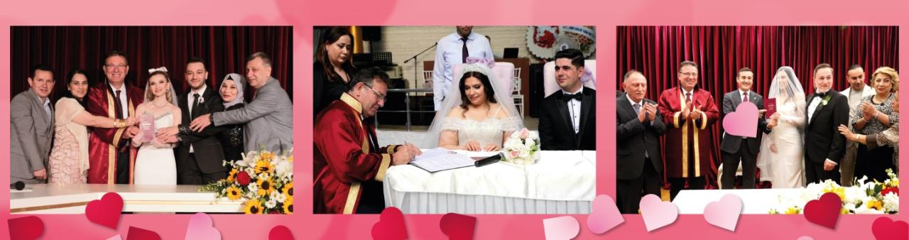 BAŞKAN AKSU İLK NİKAHINI KIYDI