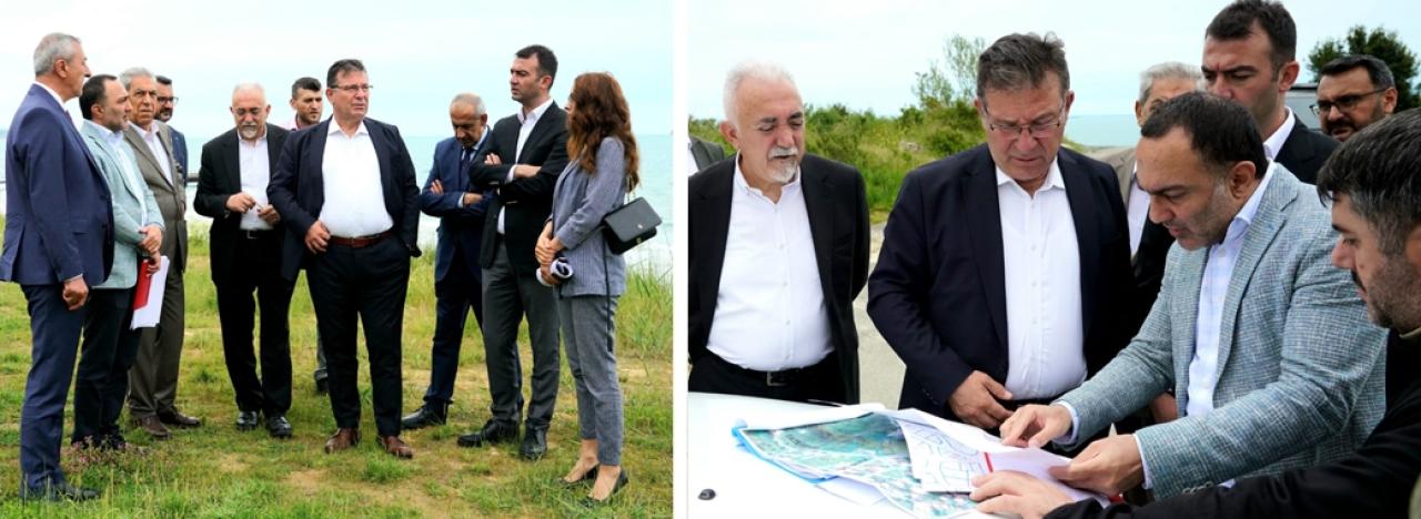 BAŞKAN AKSU SAHA ÇALIŞMALARINA BAŞLADI