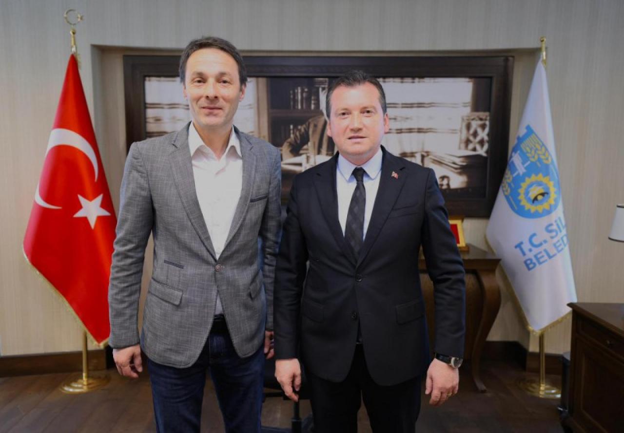 Silivri Belediye Başkanı Bora Balcıoğlu, İBB Muhtarlık İşleri Daire Başkanlığı Silivri Sorumlusu Hüseyin Karadağ'ı Ağırladı