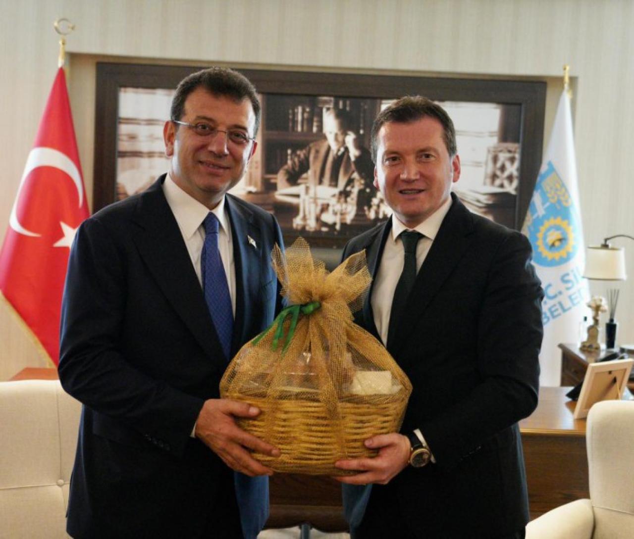 İmamoğlu’ndan Balcıoğlu’na Tebrik Ziyareti: