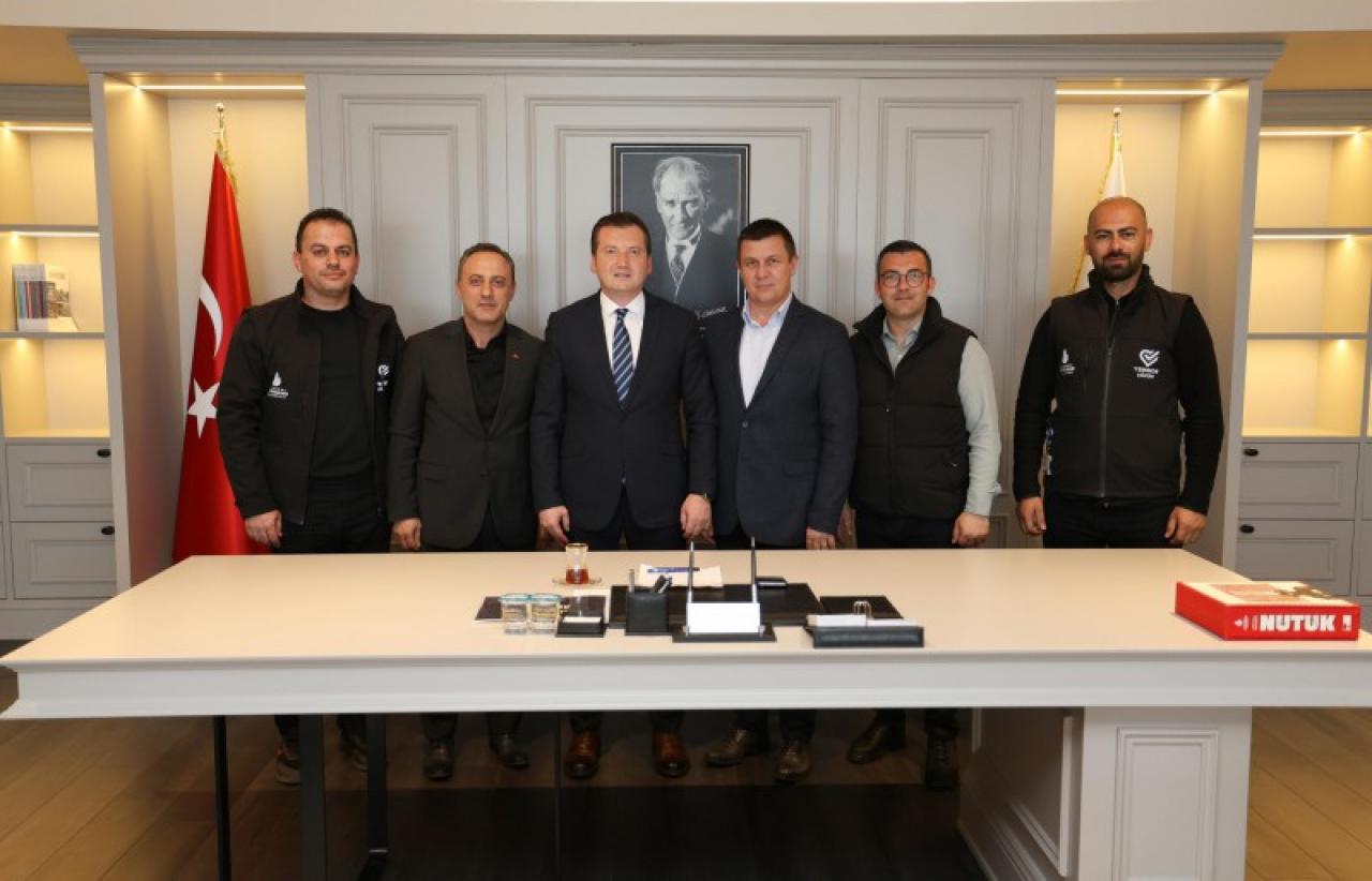 Silivri Belediye Başkanı Bora Balcıoğlu, İBB Yetkililerini Belediyede Ağırladı