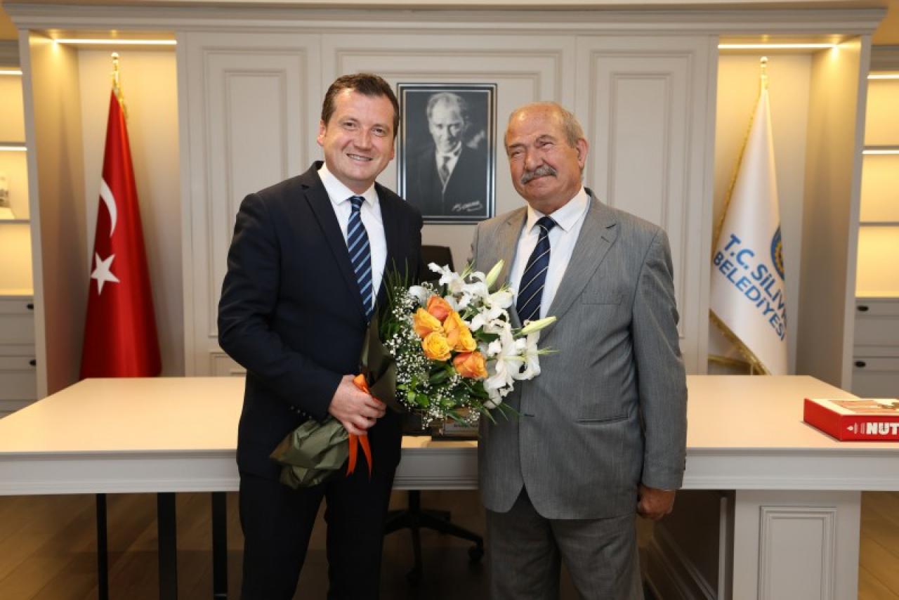 Silivri Belediye Başkanı Bora Balcıoğlu, Sebahattin Öpçin'i Ağırladı