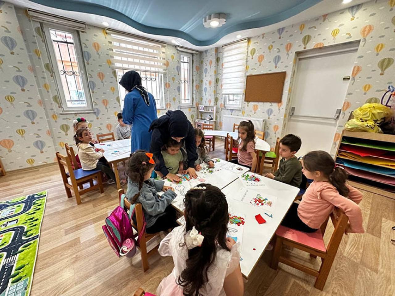 MİNİKLER YEŞİLCE ÇOCUK YUVASI’NDA EĞİTİMLERE BAŞLADI