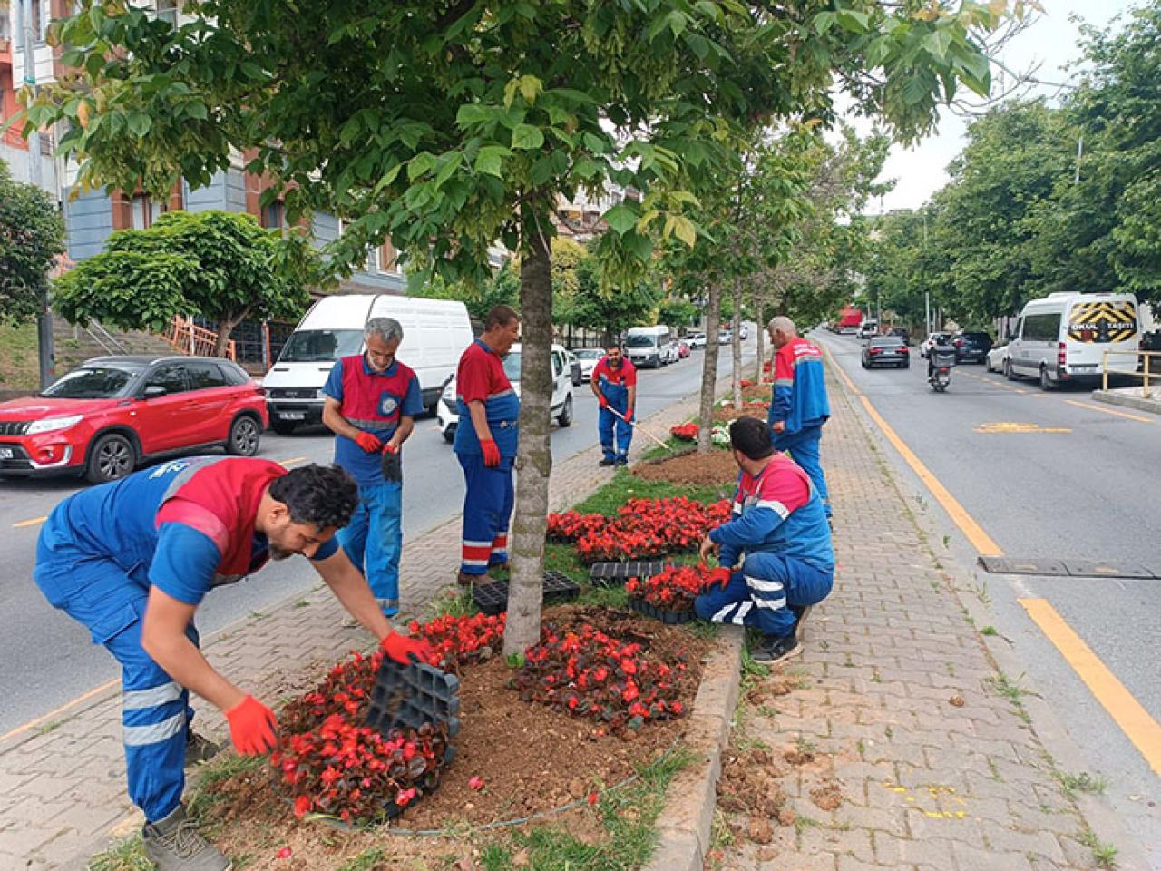 KÂĞITHANE YAZIN RENKLERİNİ SOKAKLARA TAŞIDI