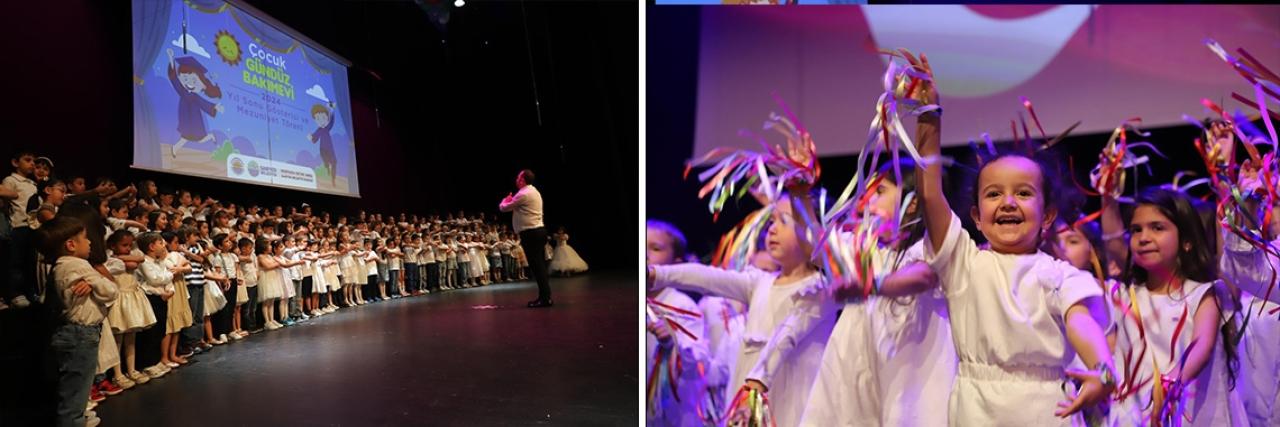 SARIYER BELEDİYESİ GÜNDÜZ BAKIMEVİ, ÖĞRENCİLERİ MEZUN OLDU