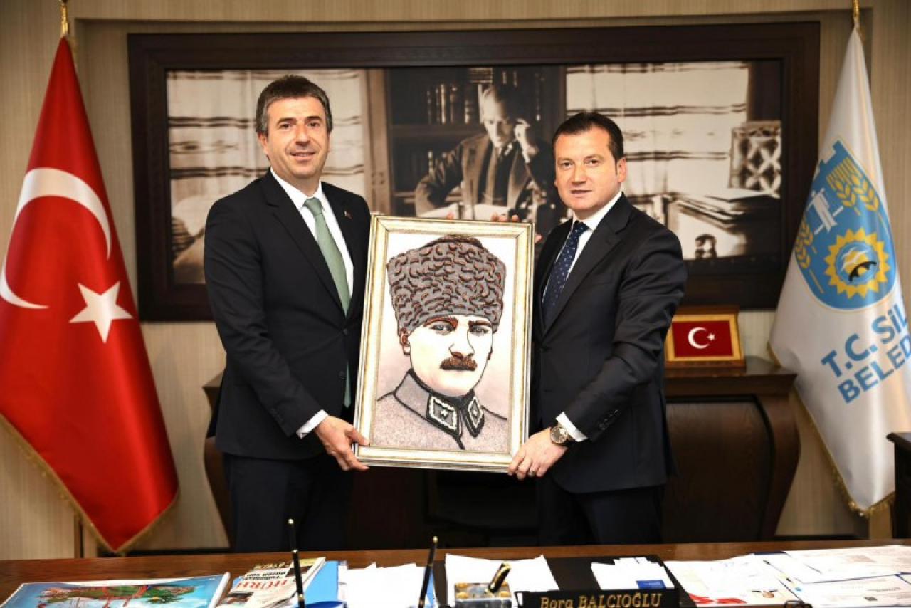 Çatalca Belediye Başkanı Erhan Güzel’den Silivri Belediyesi’ne Ziyaret
