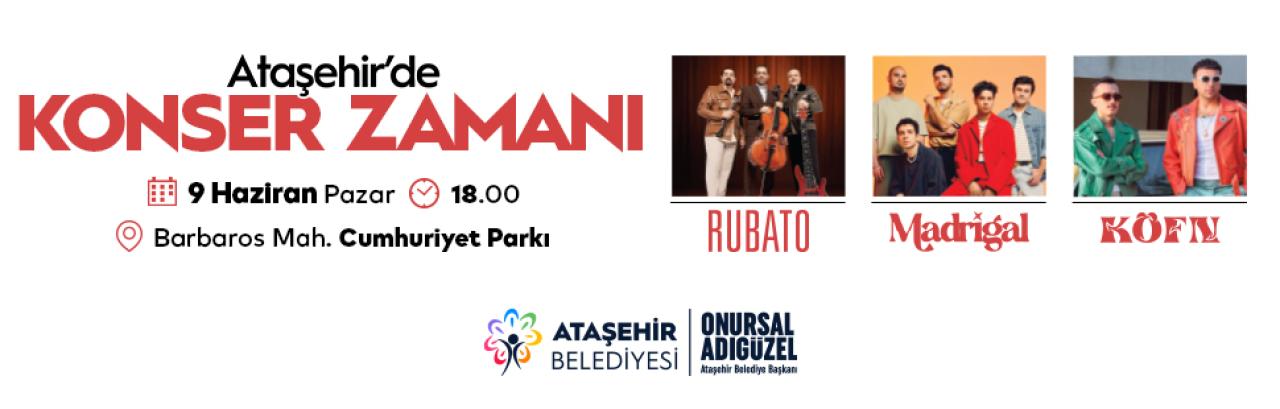 ATAŞEHİRLİLER YAZ KONSERLERİNDE BULUŞUYOR