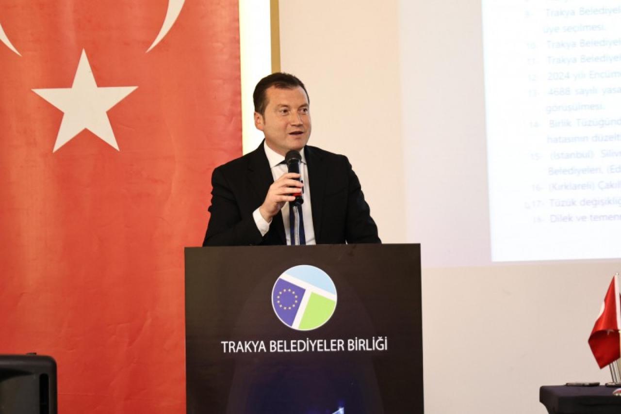 Silivri Belediye Başkanı Bora Balcıoğlu, Trakya Belediyeler Birliği Meclis Toplantısına Katıldı