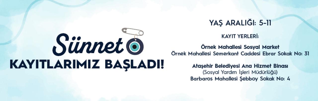 TOPLU SÜNNET ORGANİZASYONU İÇİN KAYITLAR BAŞLADI