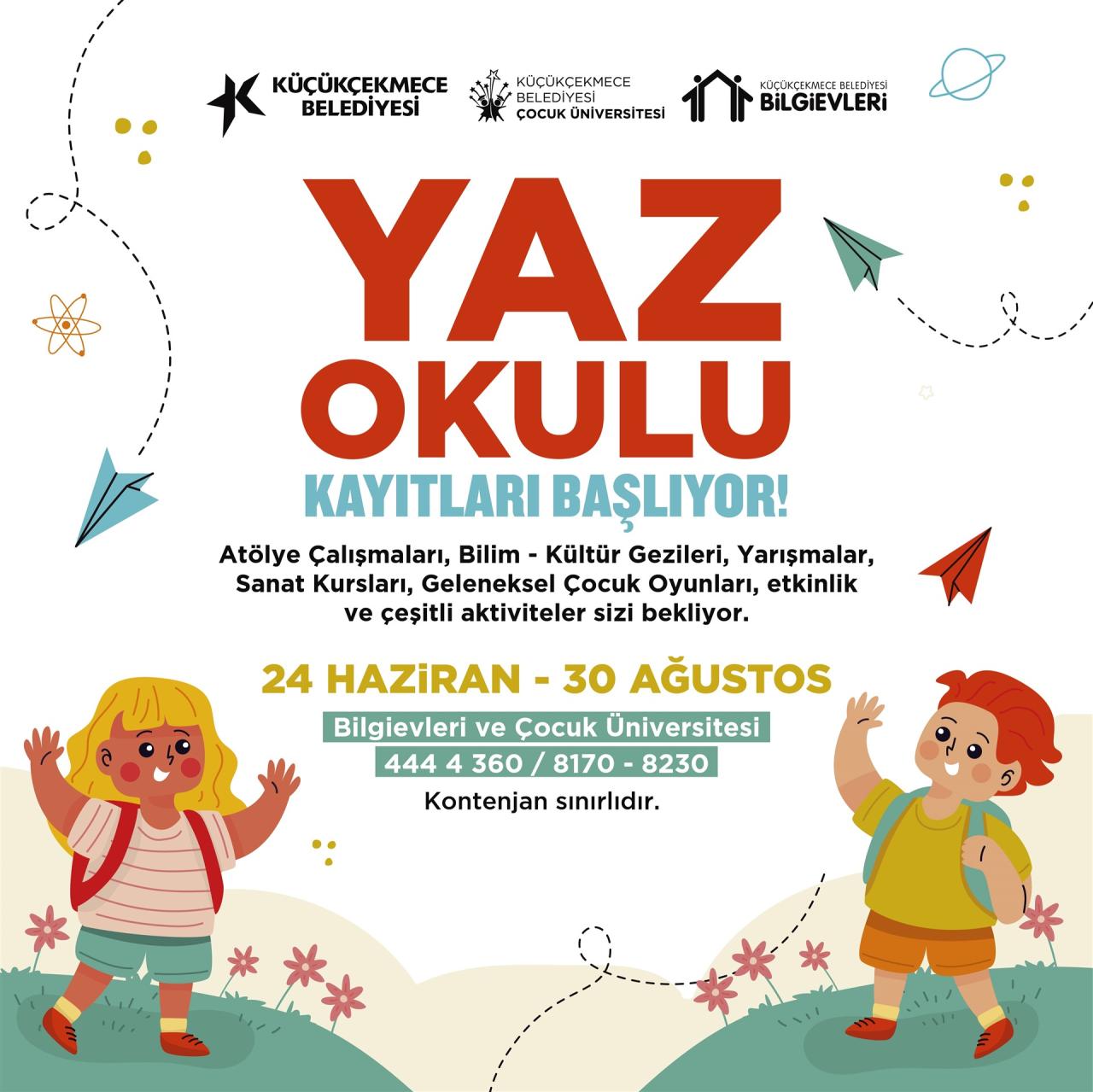 10 BİN ÖĞRENCİ YAZ OKULLARINDAN FAYDALANACAK