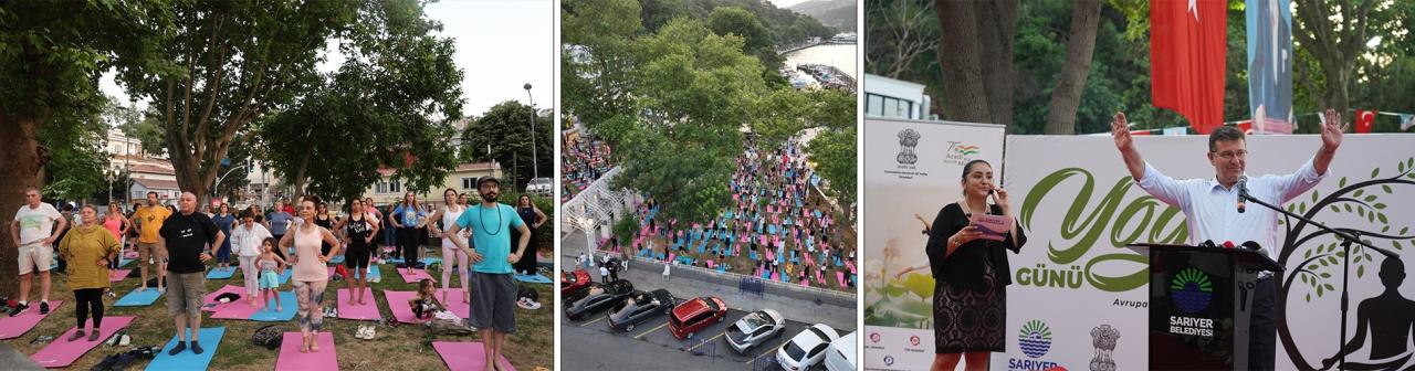ULUSLARARASI YOGA GÜNÜ SARIYER’DE KUTLANDI