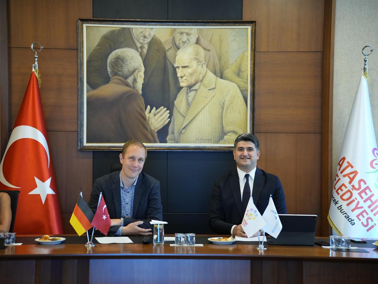 ALMAN BAŞKANDAN ATAŞEHİR’E TEBRİK ZİYARETİ