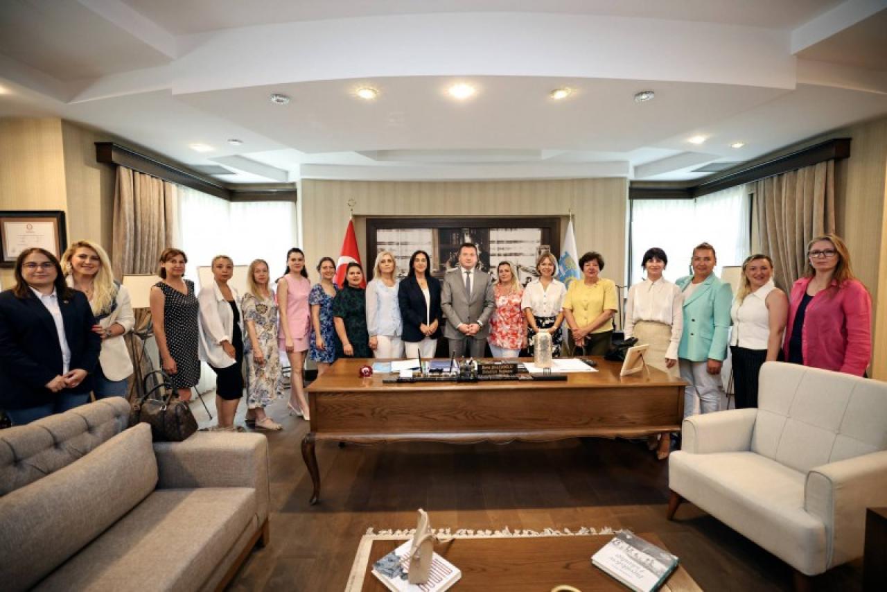Başkan Balcıoğlu, Silivri Kadın Girişimciler Derneği’ni Ağırladı