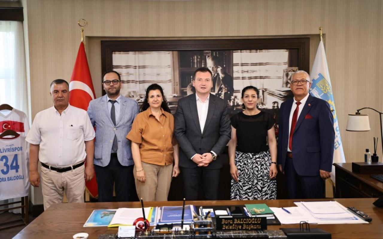 Başkan Balcıoğlu, Kamu Kurumu Temsilcilerini Makamında Ağırladı