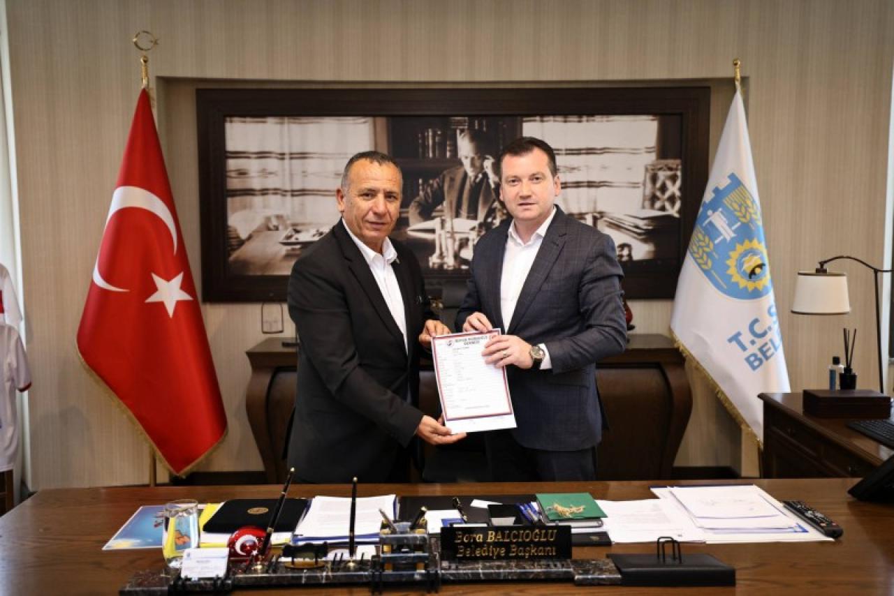 Başkan Balcıoğlu, Büyük Mübadele Derneği’ni Ağırladı