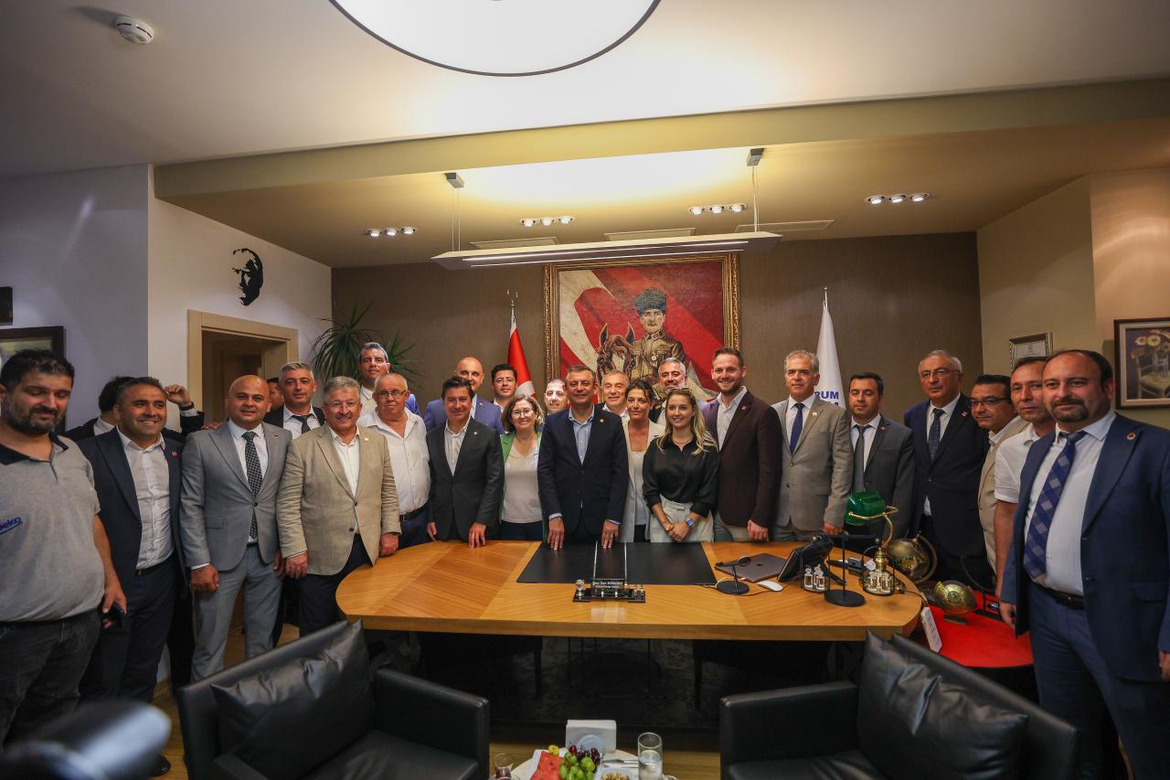 Cumhuriyet Halk Partisi Genel Başkanı Özgür Özel Muğla'da....