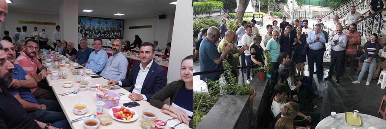 BAŞKAN AKSU, CANLARLA ORUÇ AÇTI