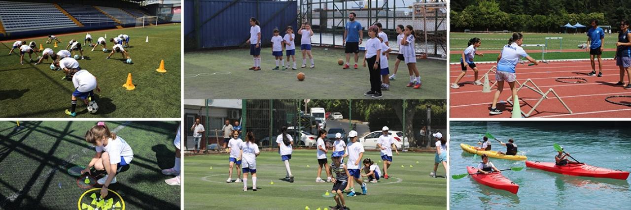 YAZ SPOR OKULLARI’NDA ÇOCUKLAR EĞLENEREK ÖĞRENİYOR