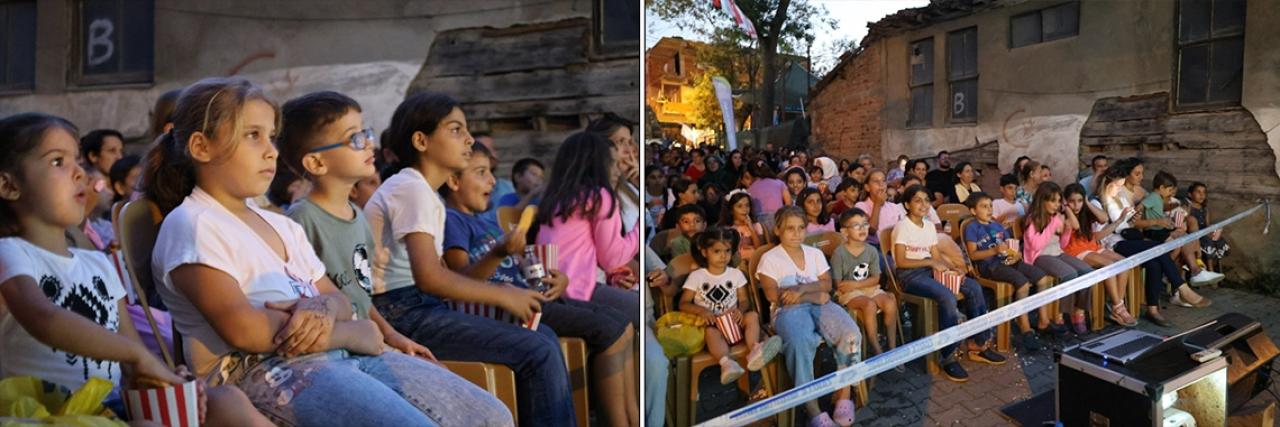 SARIYER’DE AÇIK HAVADA FİLM GÖSTERİMLERİ BAŞLADI