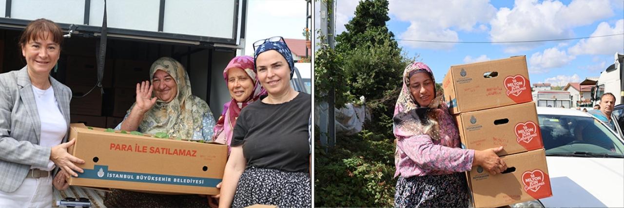 İBB’DEN SARIYERLİ ÇİFTÇİLERE KIŞLIK 30 BİN FİDE DESTEĞİ