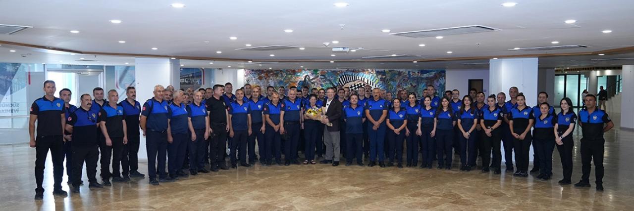 BAŞKAN AKSU, ZABITA HAFTASINI KUTLADI