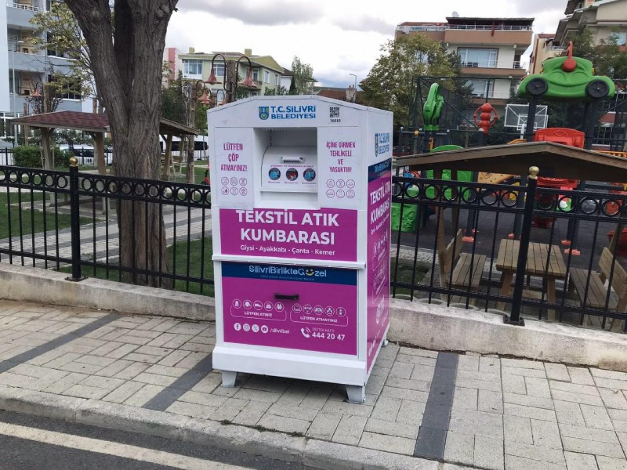 Silivri Belediyesi Tekstil Kumbaralarını Yenileniyor