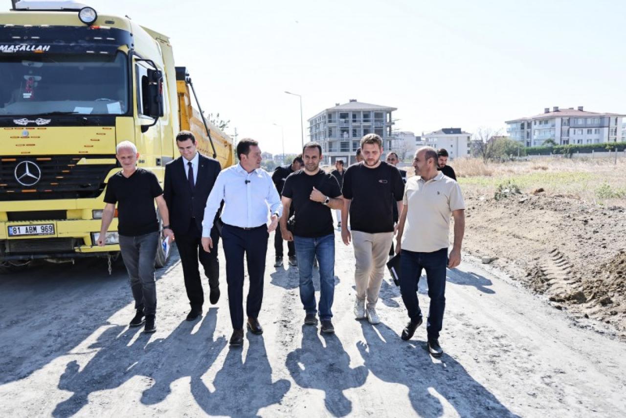 Başkan Balcıoğlu, Yol Çalışmalarını Yerinde İnceledi