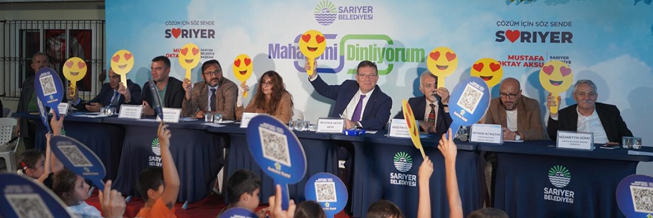 “MAHALLEMİ DİNLİYORUM” ÜÇ MAHALLEYİ BİR ARAYA GETİRDİ