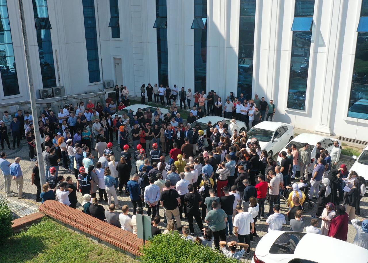 Tuzla Belediyesi’nde deprem tatbikatı düzenlendi