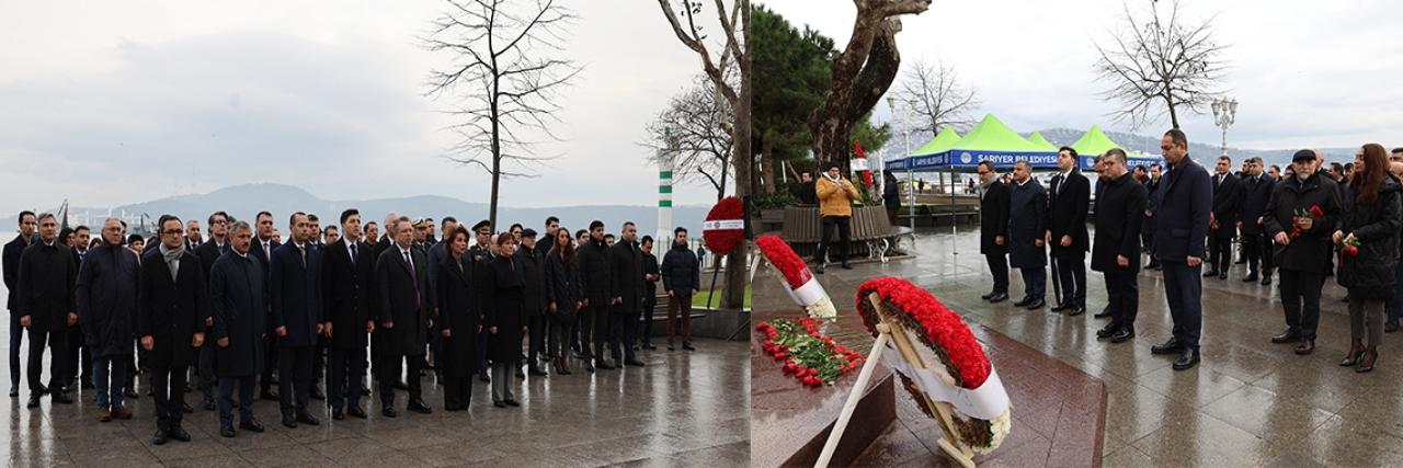 HAYDAR ALİYEV, 21. ÖLÜM YILDÖNÜMÜNDE SARIYER’DE ANILDI
