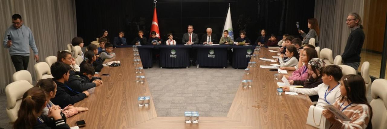 Sarıyer Belediyesi Çocuk Meclisi ilk toplantısını gerçekleştirdi.