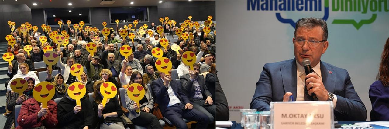 BAŞKAN AKSU, PINAR, POLİGON, REŞİTPAŞA VE EMİRGANLI KOMŞULARIYLA BULUŞTU